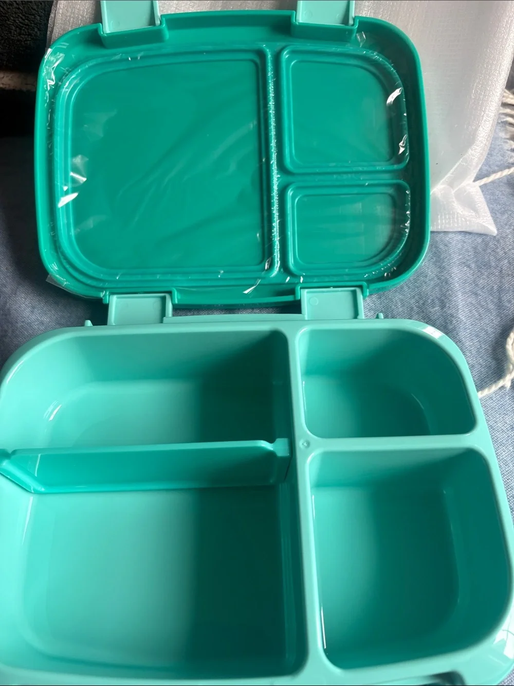 New Bentgo Fresh 3-Compartment Leak-Proof Lunch Box Teal